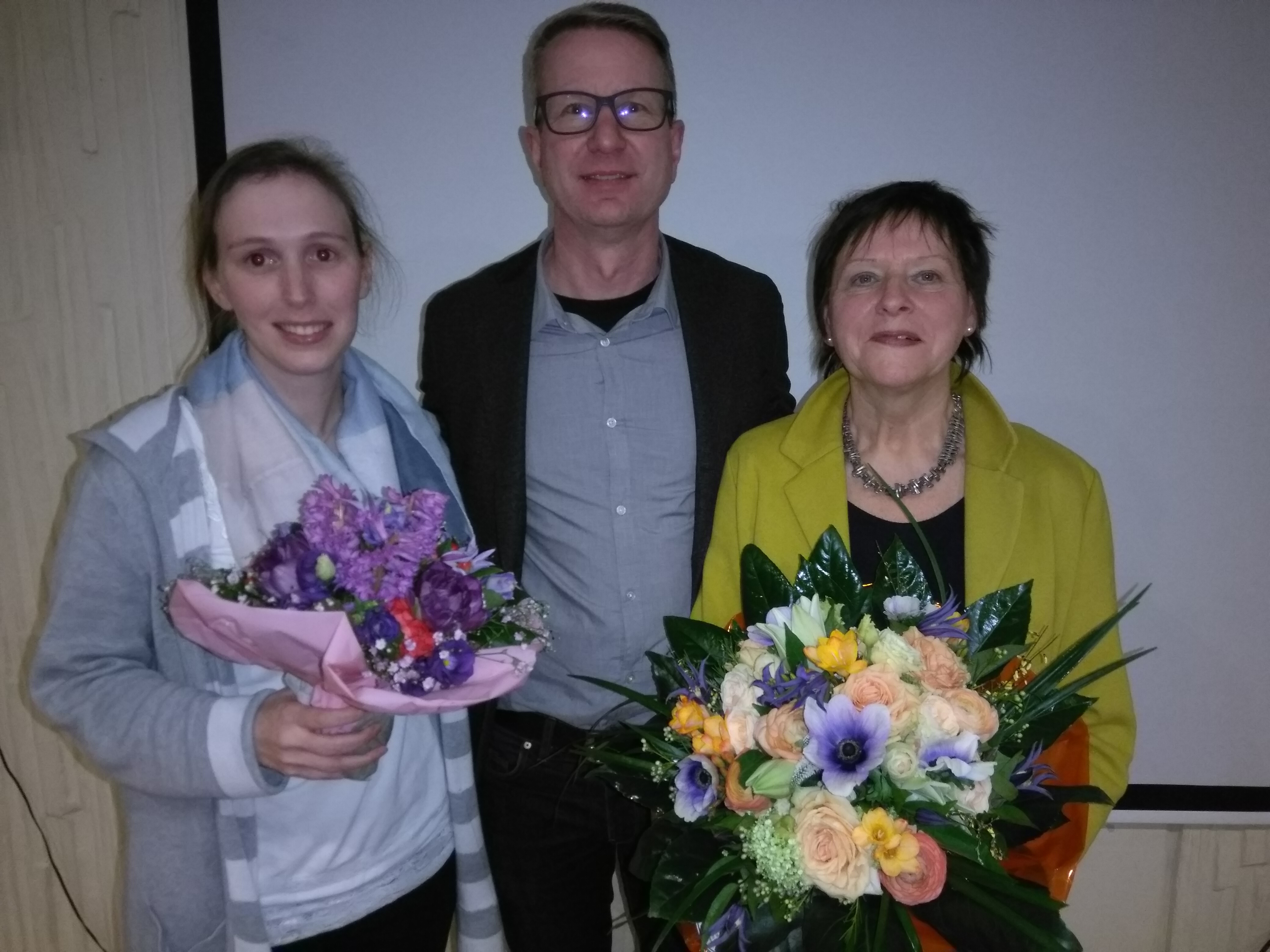 Frau Marita Reusch und drei ReferendarInnen verabschiedet