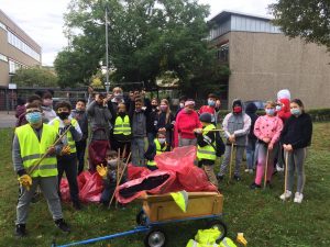 Sauberkeitspaten der Lindenauschule wieder in Aktion