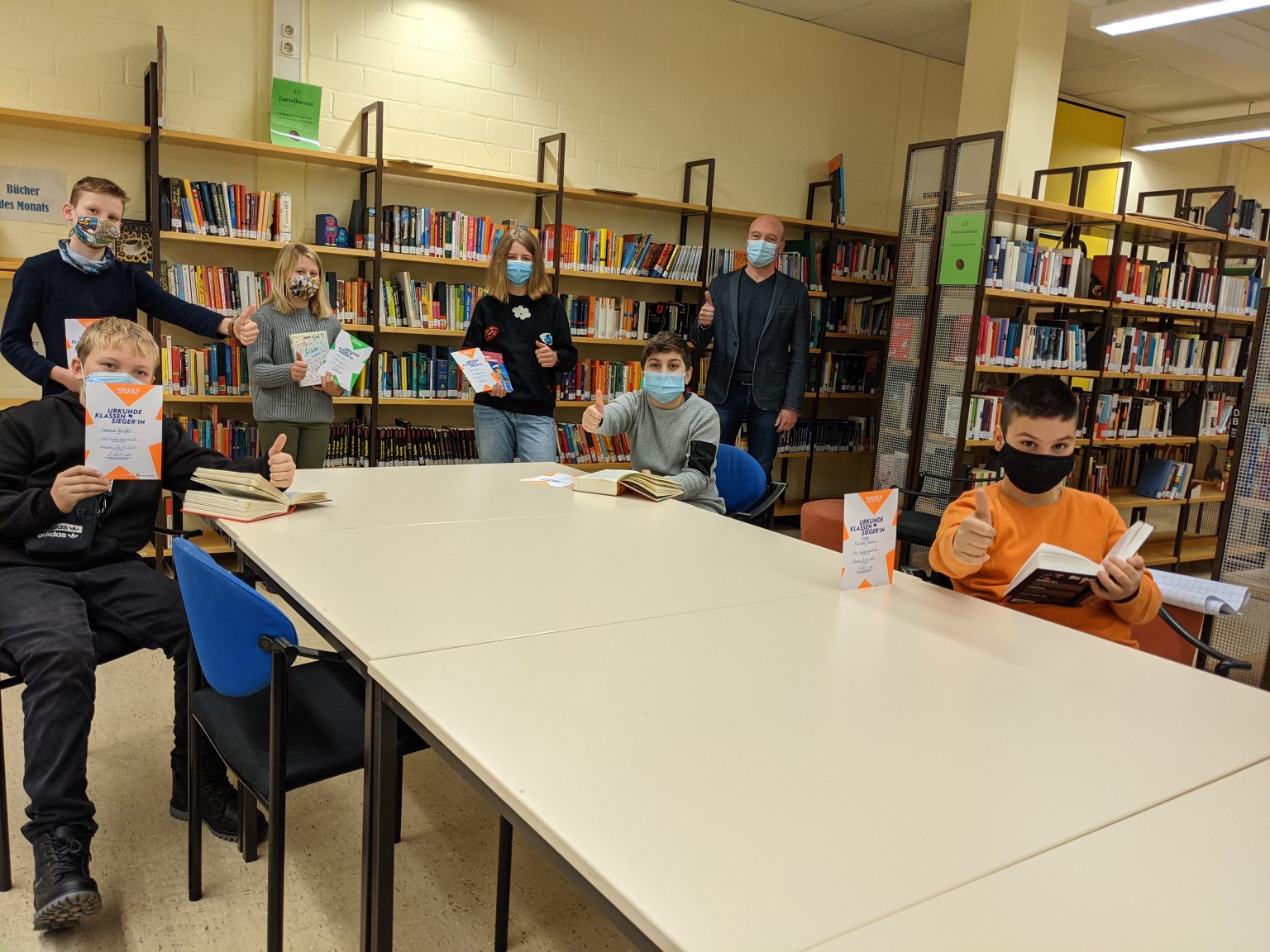 Die beste Vorleserin der Lindenauschule ist Lotte Gieles (6e