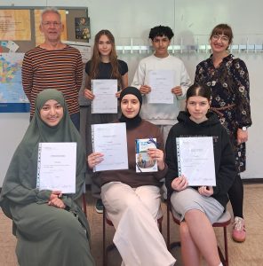 Concours de lecture de la classe 9 à la Lindenauschule
