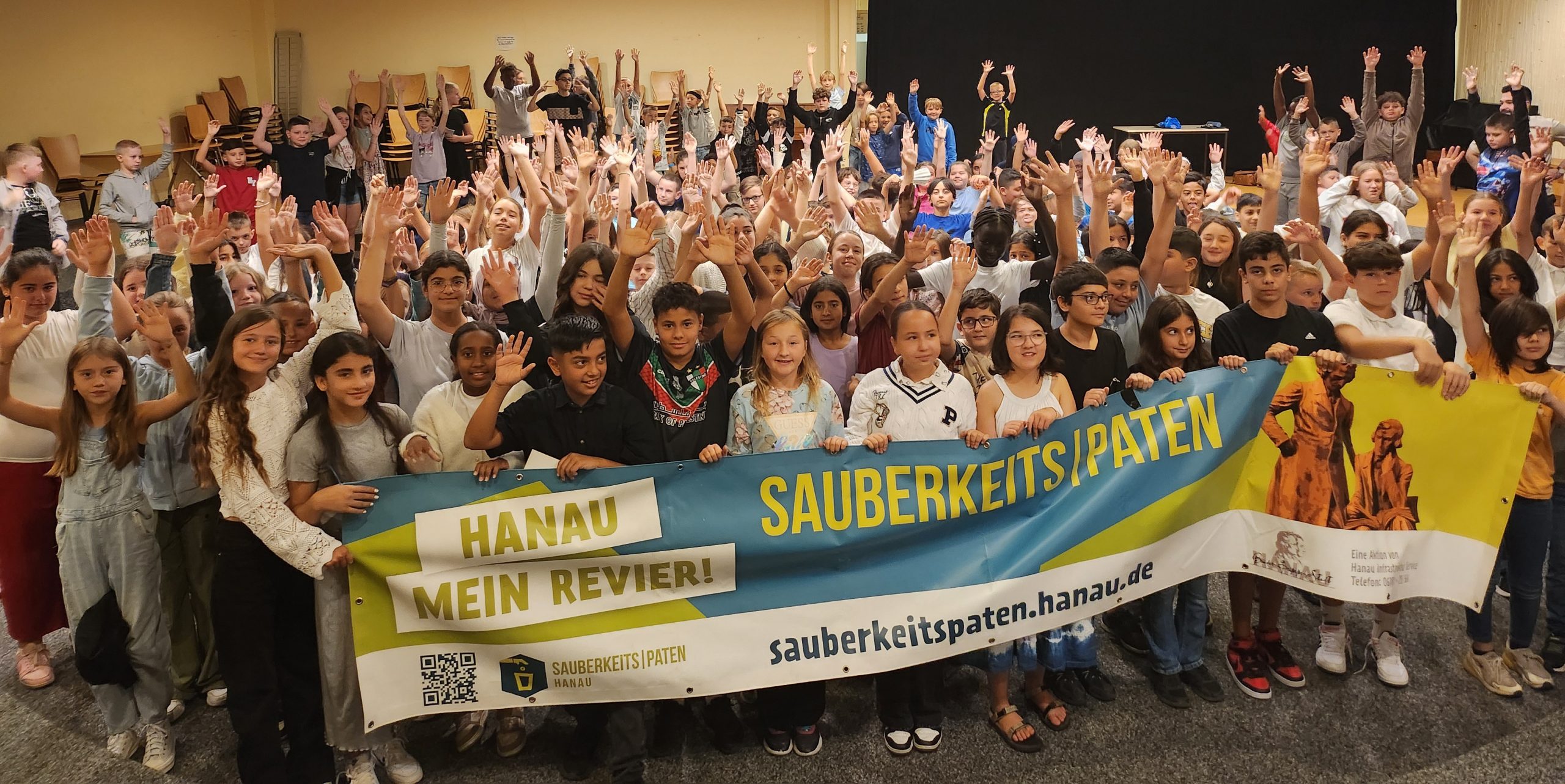 Lindenauschule startet ins neue Schuljahr mit Sauberkeitspatenaktion